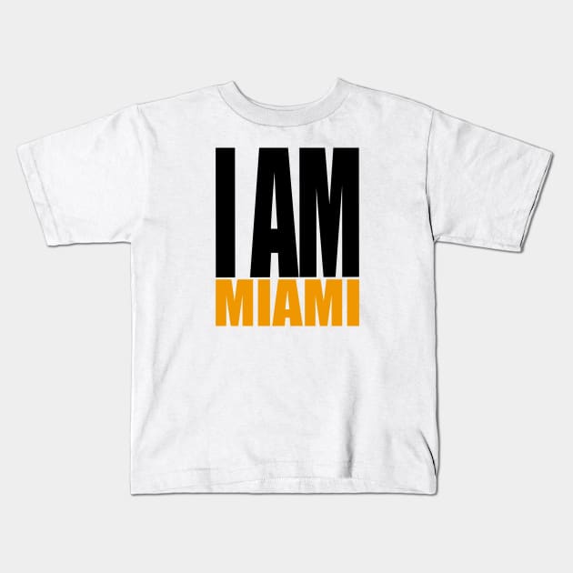 I am Miami Kids T-Shirt by INKUBATUR